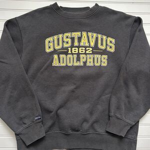 Gustavus Adolphus College Gusties Crewneck Sweatshirt Jansport Large Gray